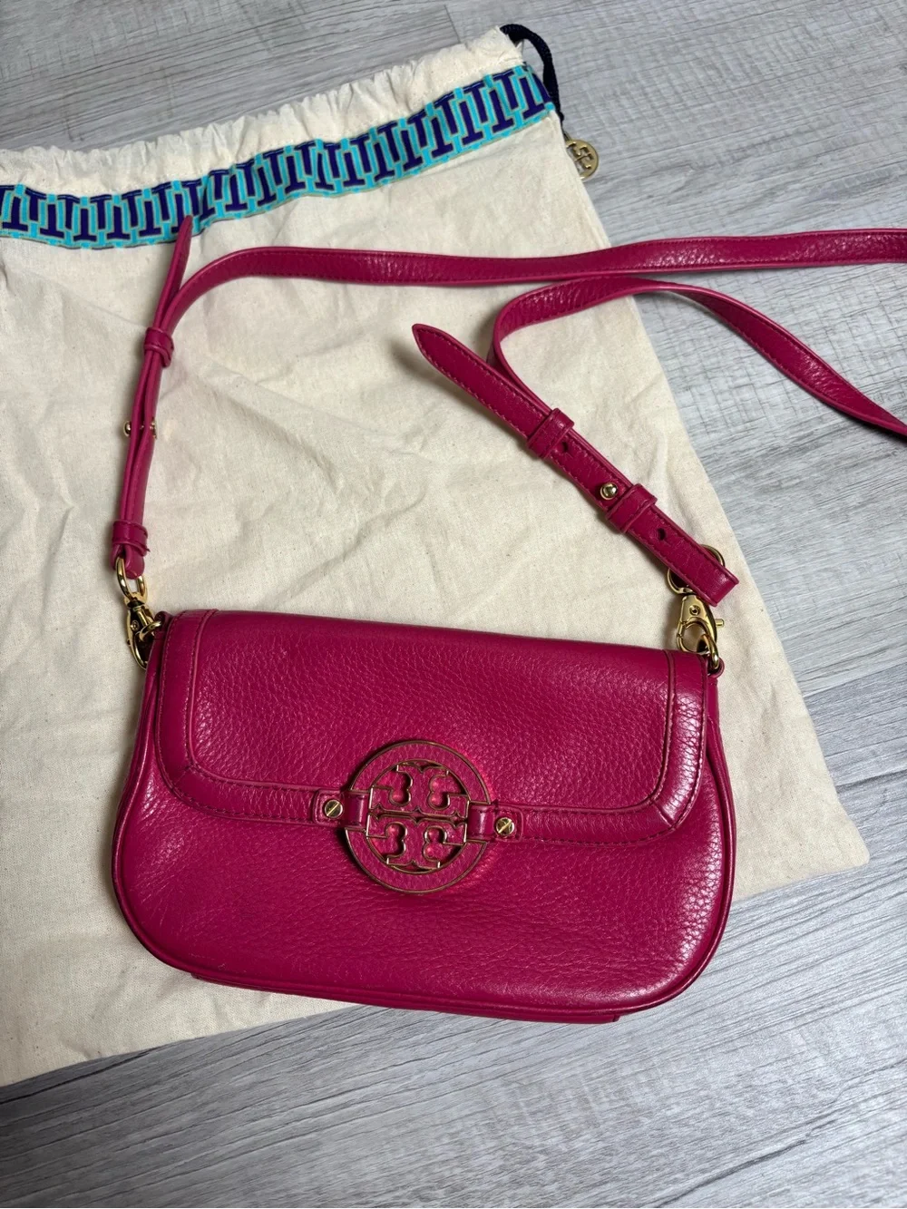 Tory Burch Amanda Pink Crossbody